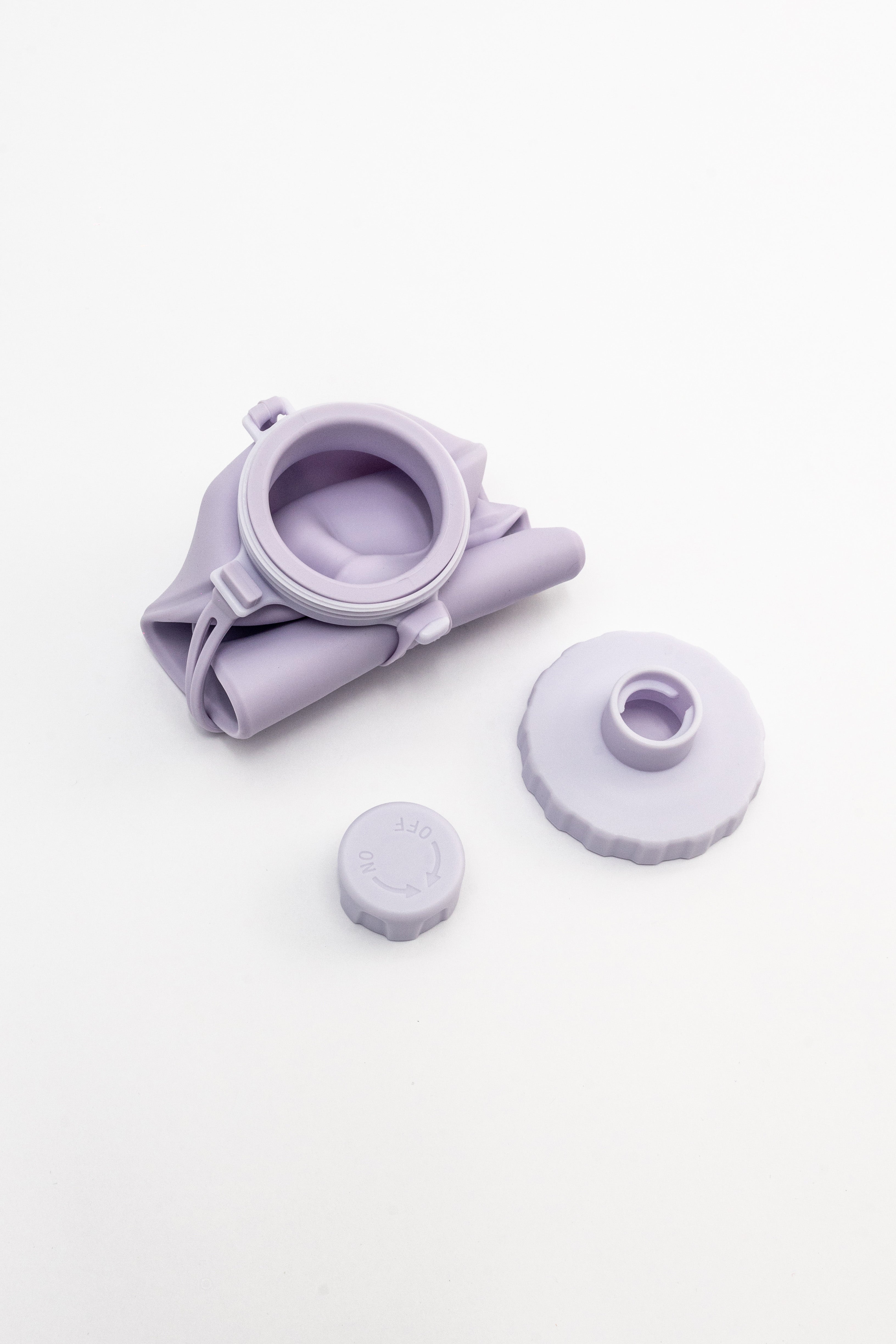 Silicone folding bottle