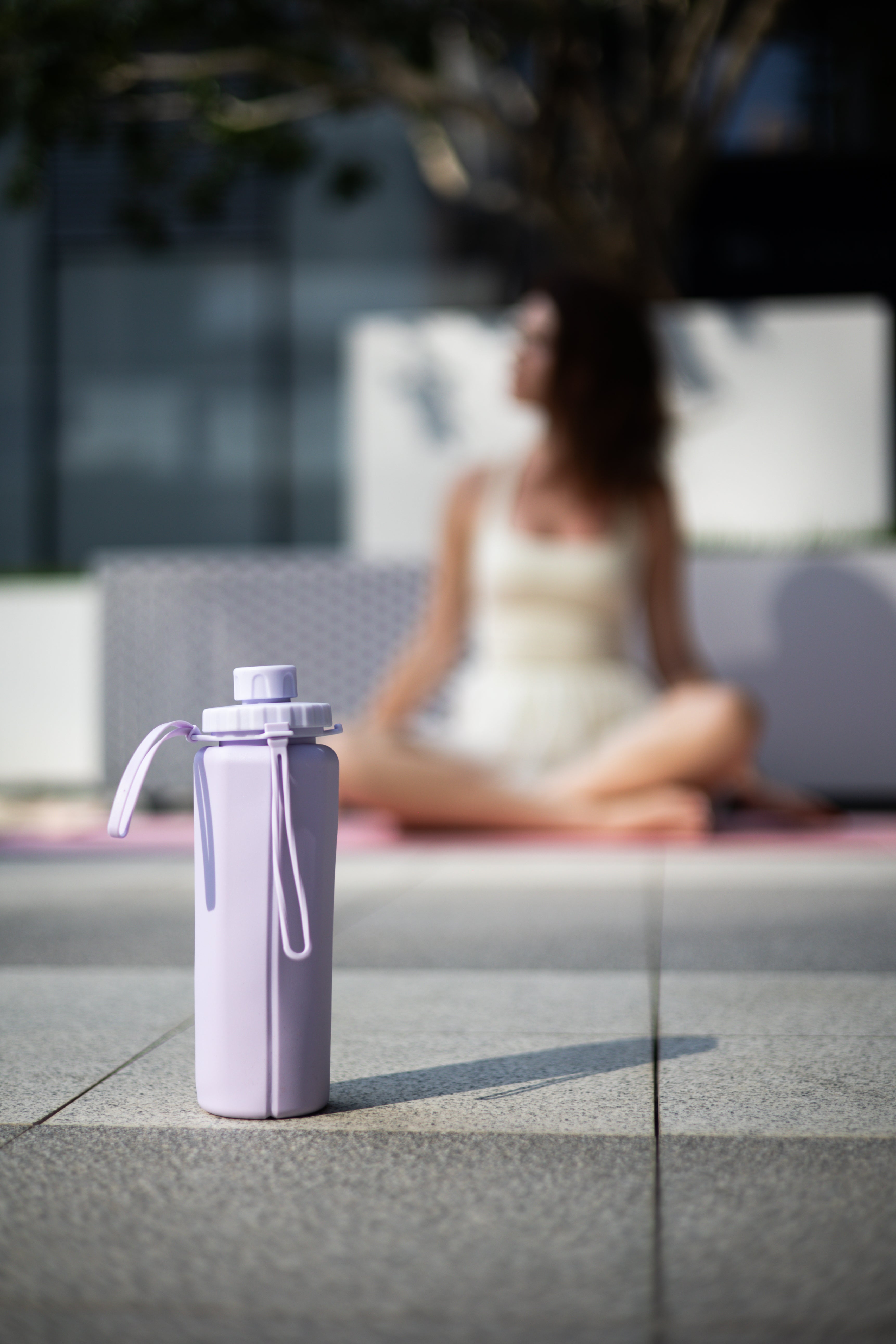 Silicone folding bottle